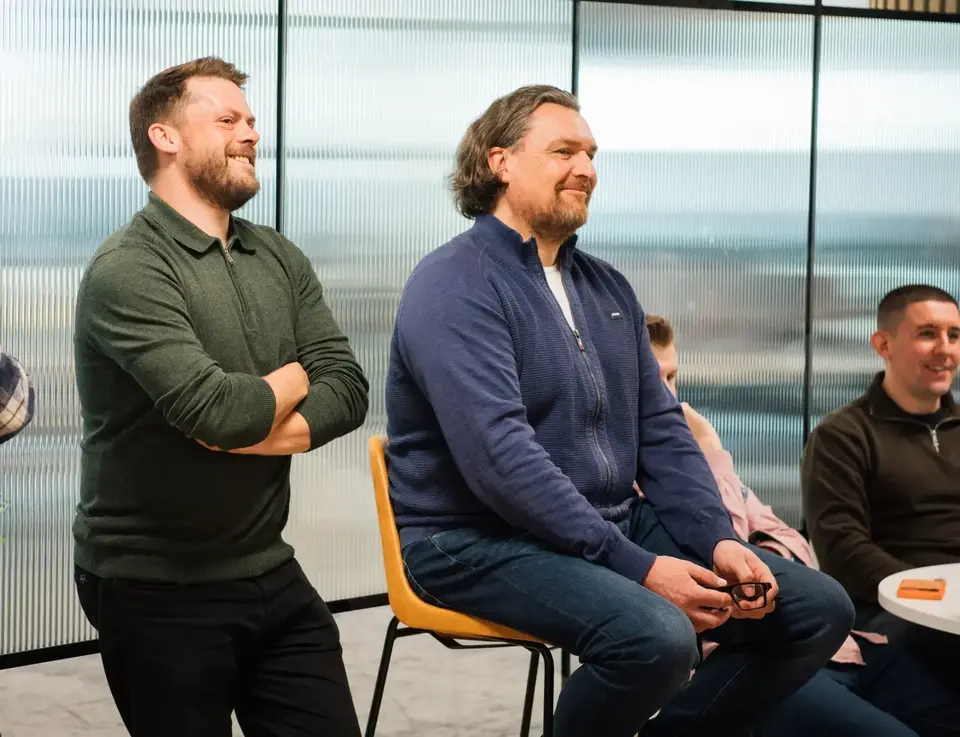 IDHL employees smiling