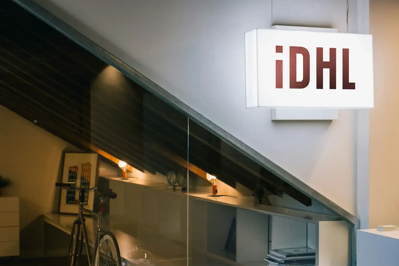 Wall with IDHL sign