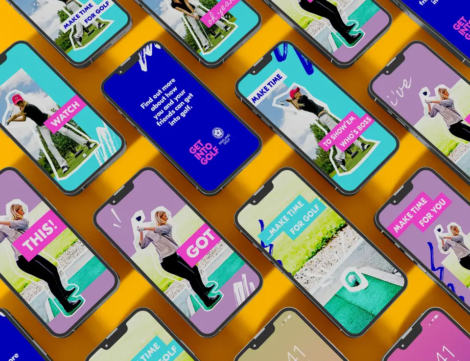 a group of cell phones