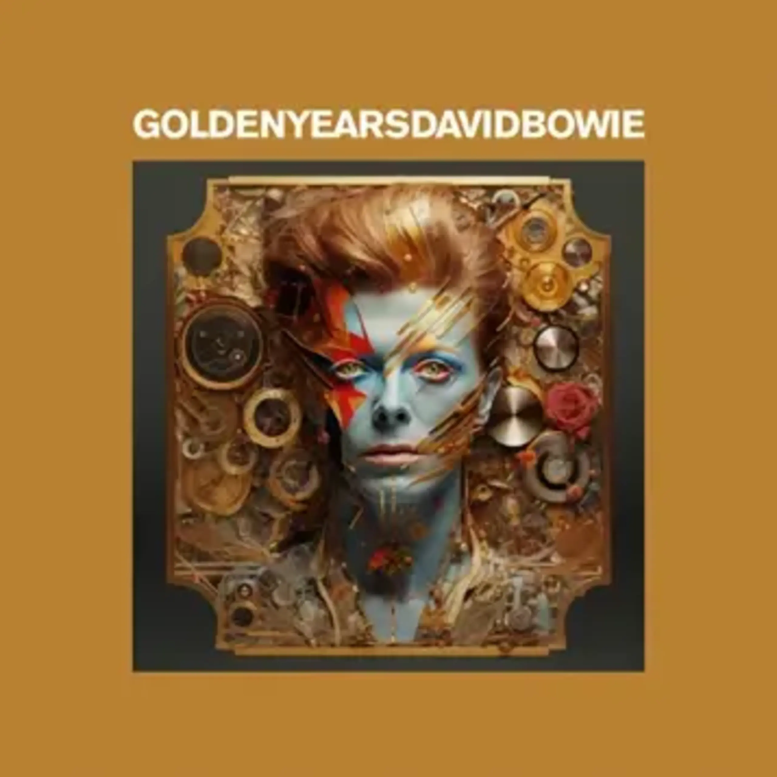 3D AI generated album for David Bowie's Golden Years