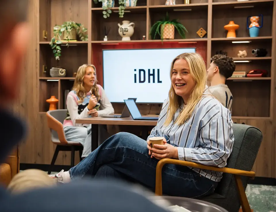 IDHL employees smiling