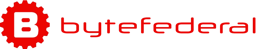 a red text on a black background