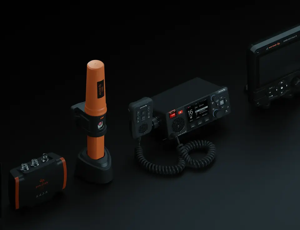 a row of black electronic devices