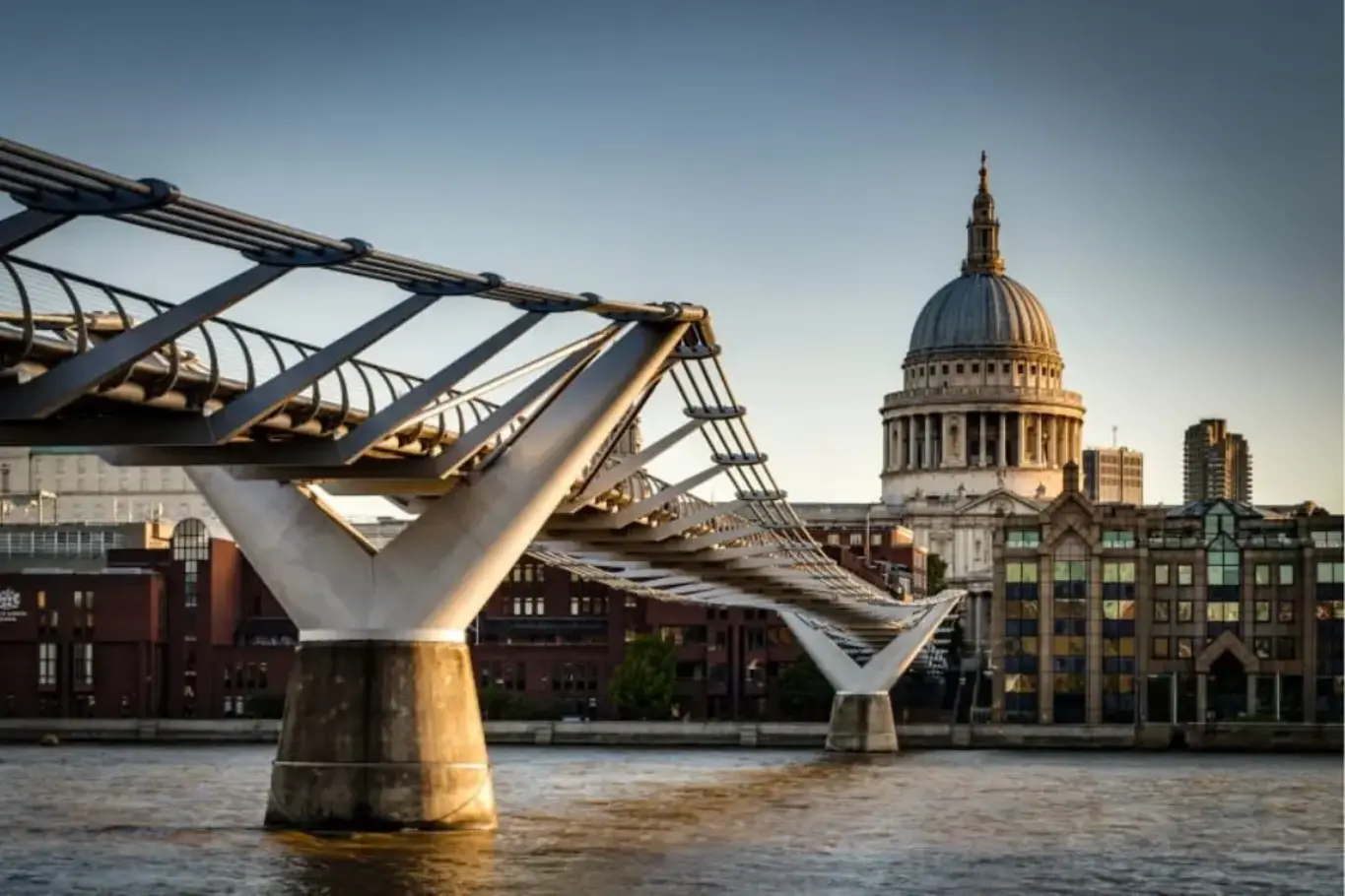 Millennium Bridge in London