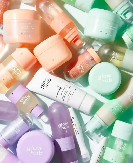 a group of small bottles