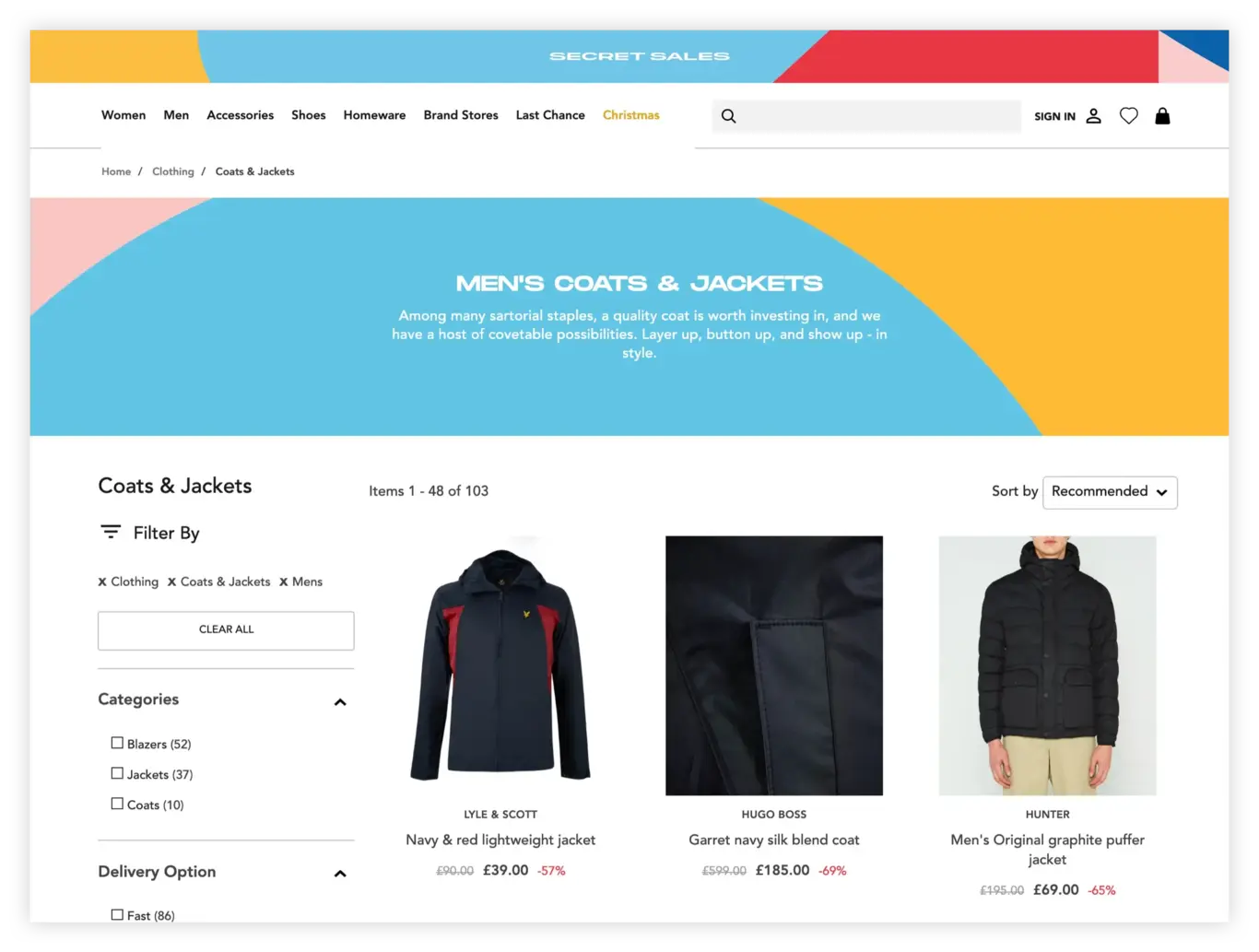 a screenshot of a website