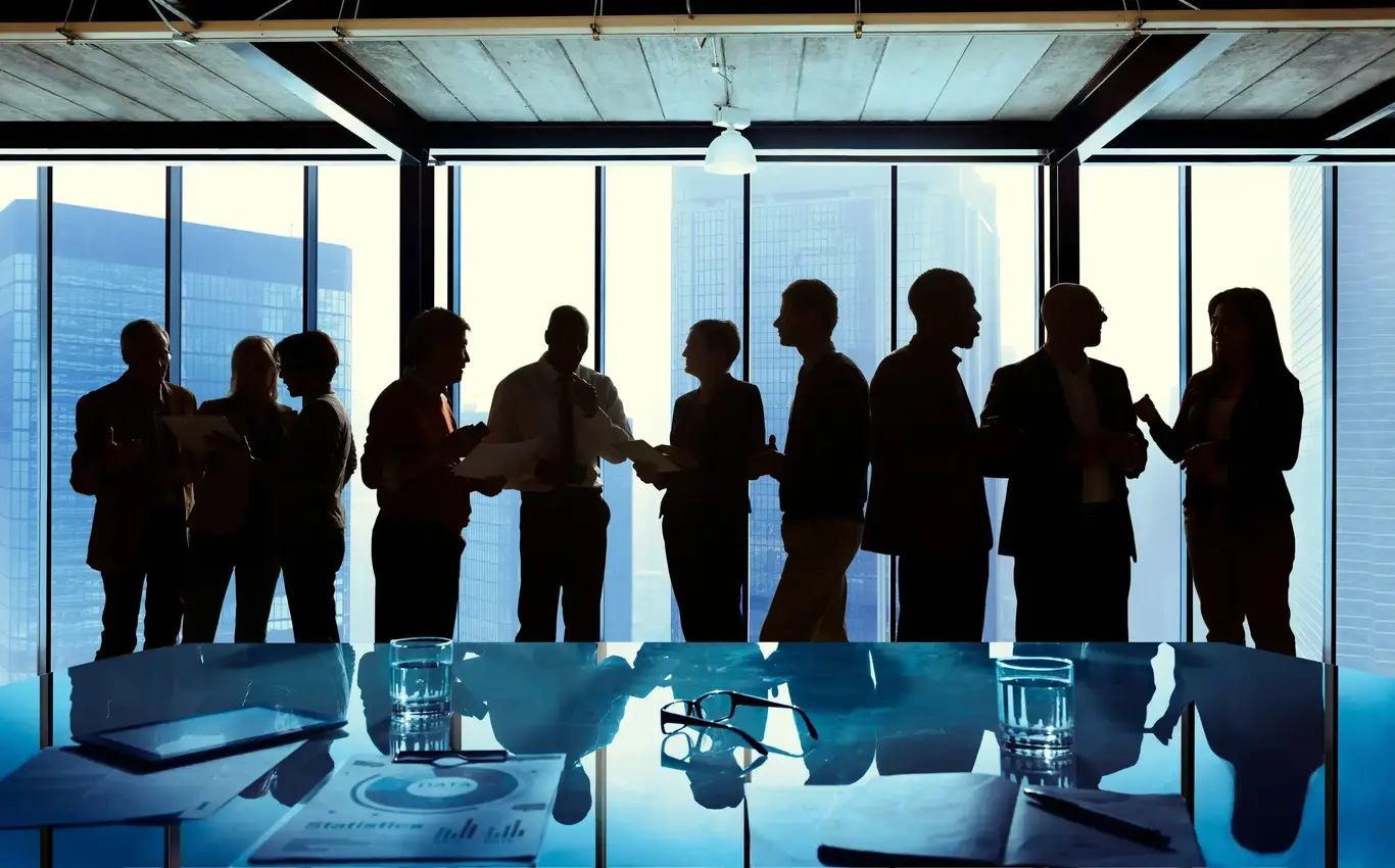 Business team in the boardroom