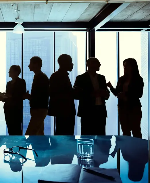 Business team in the boardroom 