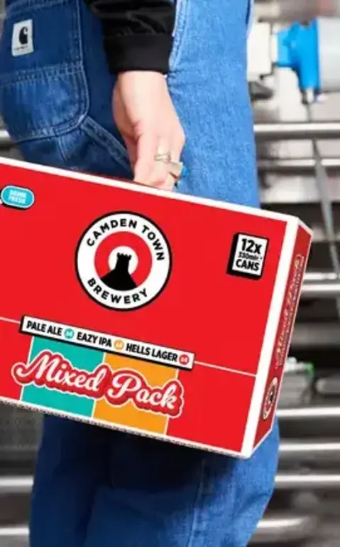 Camden Brewery mixed beer box