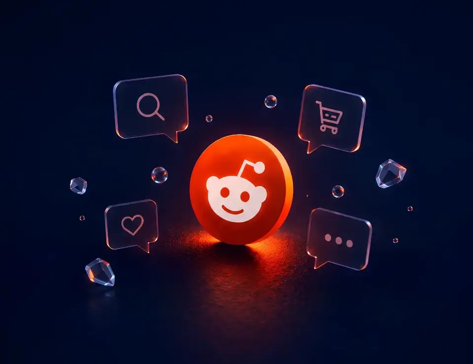 a red circle with a white face and transparent bubbles around it