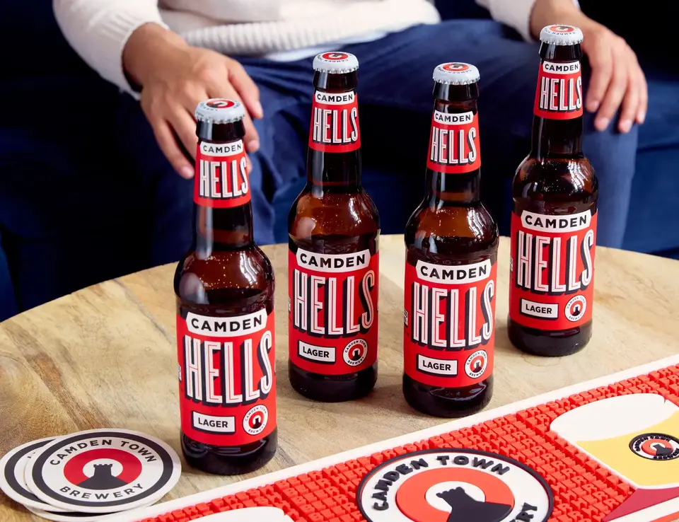 a group of bottles on a table