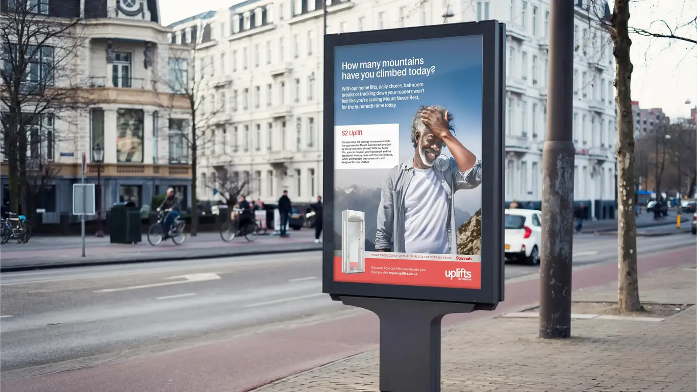 a billboard on the side of a road