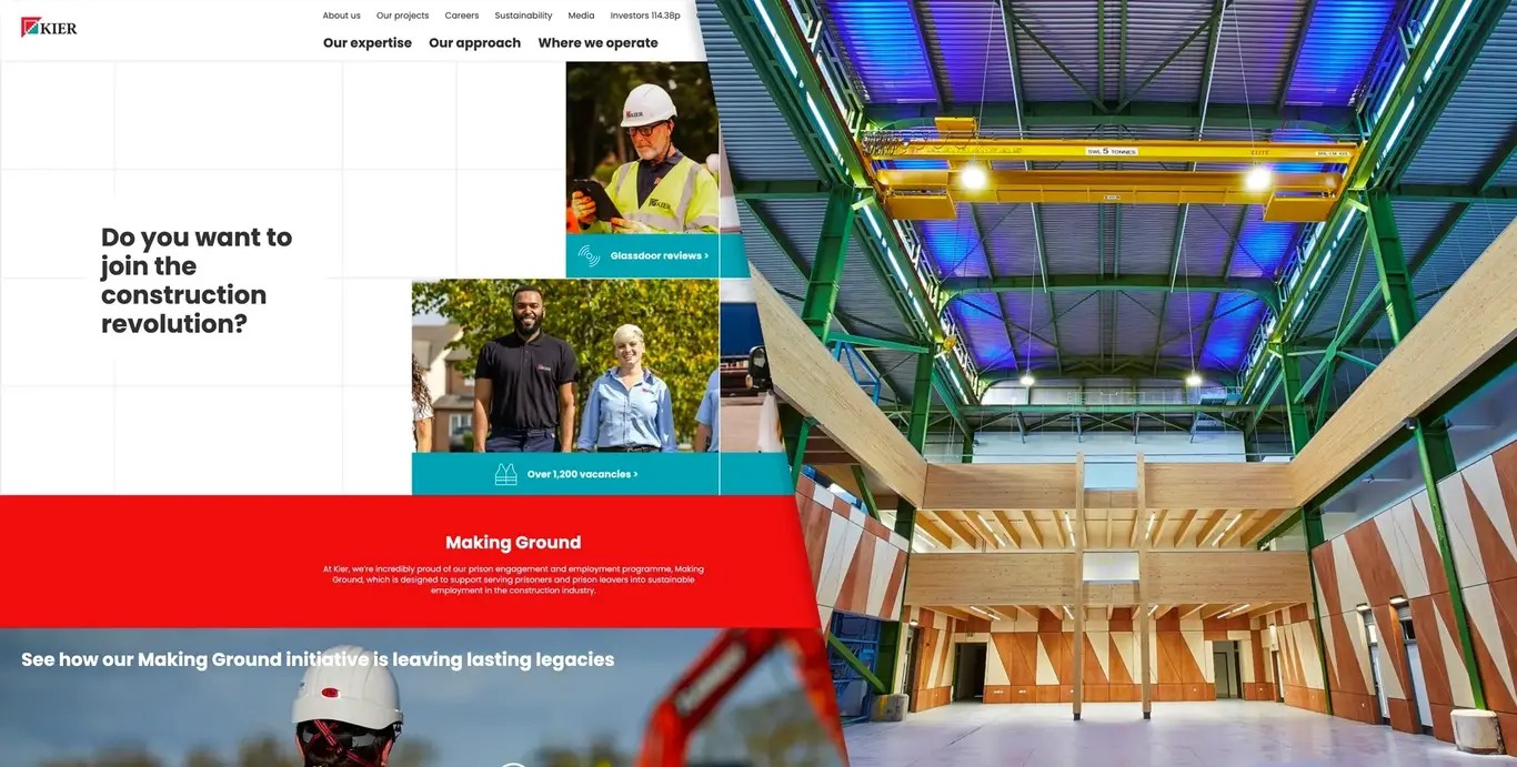 a collage of a building