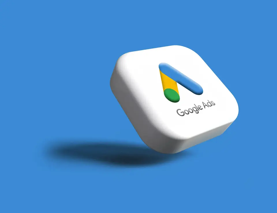 a white square with a logo on it